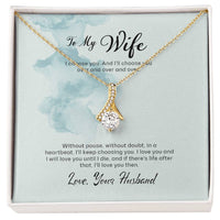 Load image into Gallery viewer, Alluring Beauty Necklace For Wife (Yellow &amp; White Gold Variants)