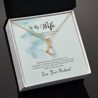 Load image into Gallery viewer, Alluring Beauty Necklace For Wife (Yellow &amp; White Gold Variants)