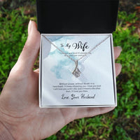 Load image into Gallery viewer, Alluring Beauty Necklace For Wife (Yellow &amp; White Gold Variants)