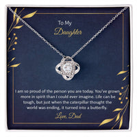 Load image into Gallery viewer, To My Daughter - Love Knot Necklace