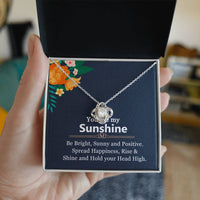 Load image into Gallery viewer, Love Knot Necklace For Wife (Yellow &amp; White Gold Variants)