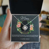 Load image into Gallery viewer, Mom - With Admiration and Respect - Love Knot Necklace
