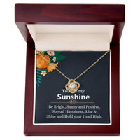 Load image into Gallery viewer, Love Knot Necklace For Wife (Yellow &amp; White Gold Variants)