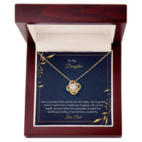 Load image into Gallery viewer, To My Daughter - Love Knot Necklace