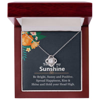 Load image into Gallery viewer, Love Knot Necklace For Wife (Yellow &amp; White Gold Variants)