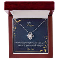 Load image into Gallery viewer, To My Daughter - Love Knot Necklace
