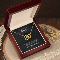 Load image into Gallery viewer, Interlocking Hearts Necklace For Wife