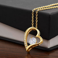 Load image into Gallery viewer, Forever Love Heart Necklace For Daughter (No MC)
