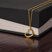 Load image into Gallery viewer, Delicate Heart Necklace For Sister (No MC)