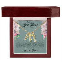 Load image into Gallery viewer, Multi Vertical Name Necklace For Best Friend (w/MC)