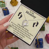 Load image into Gallery viewer, Forever Love Necklace with On Demand Message Card For Mom