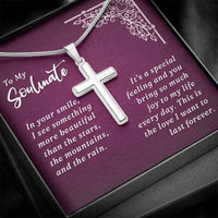 Load image into Gallery viewer, To My Wife - Artisan Cross Necklace